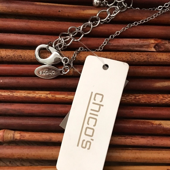 Chico’s Sirena Long Necklace Ball Tassel NWT - Picture 6 of 8